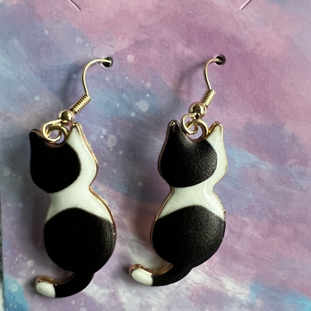 Cat earrings